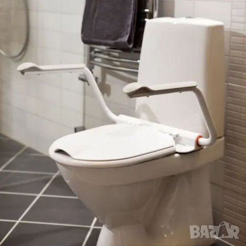 Etac - седалка за тоалетна с опора, снимка 6 - Тоалетни столове - 39096216