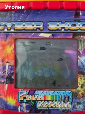 Ретро джобна електронна игра Cyber Shoot , снимка 3 - Електрически играчки - 56426563