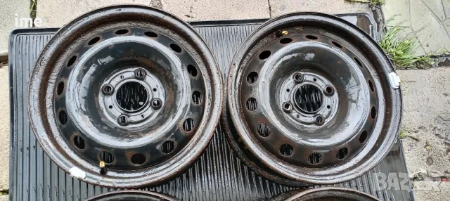 4бр железни джанти 5. 5J14 ЕТ24 4x108. Оригинални от Citroen. Стават и на Peugeot и др., снимка 9 - Гуми и джанти - 49910211