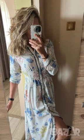 Дълга цветна рокля, снимка 6 - Рокли - 50748002