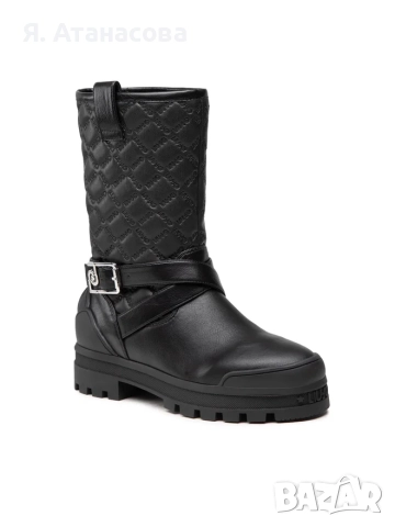 Liu Jo Боти Kelly от еко кожа, Черен - Оригинални, снимка 11 - Дамски боти - 52955092