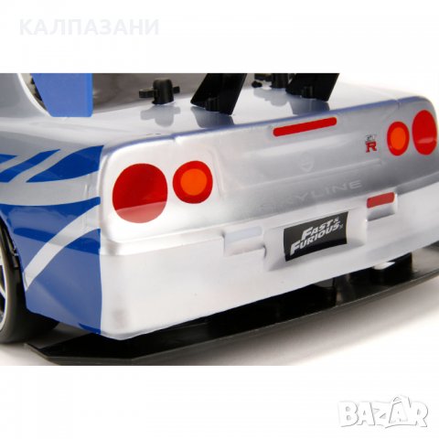 Fast and Furious RC - Nissan Skyline GTR, 1:10 253209000, снимка 5 - Коли, камиони, мотори, писти - 39790060