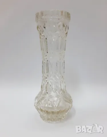 Стара кристална стъклена ваза (2.2), снимка 5 - Антикварни и старинни предмети - 49148960