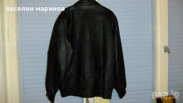 Продавам черно дамско кожено яке 38 номер, снимка 2 - Якета - 39744321