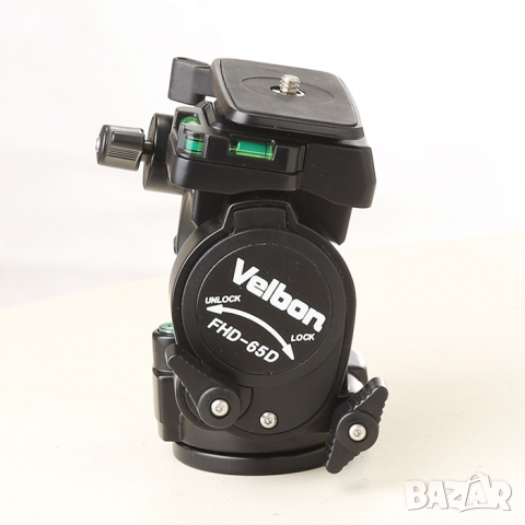 Фото панорамна глава: Velbon FHD-65D 3-Way Fluid Head, снимка 10 - Чанти, стативи, аксесоари - 36524153