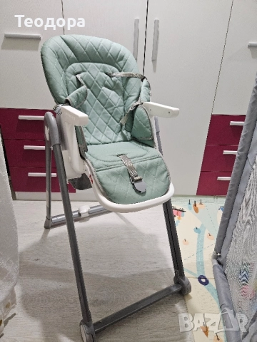 Столче за хранене Lorelli - Party, Iceberg Green Leathet, снимка 9 - Столчета за хранене - 51987801