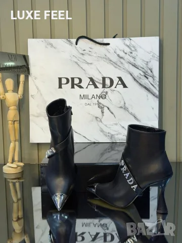 Prada ✨Дамски Боти , снимка 5 - Дамски боти - 56416231