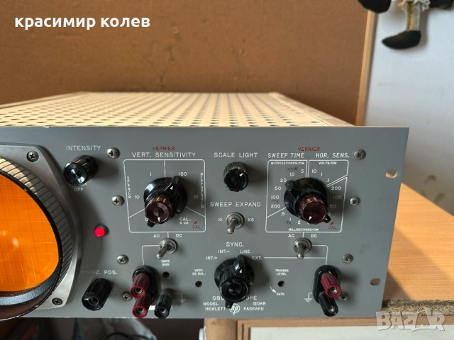американски осцилоскоп "HEWLETT PACKARD 120 AR", снимка 7 - Друга електроника - 52618351