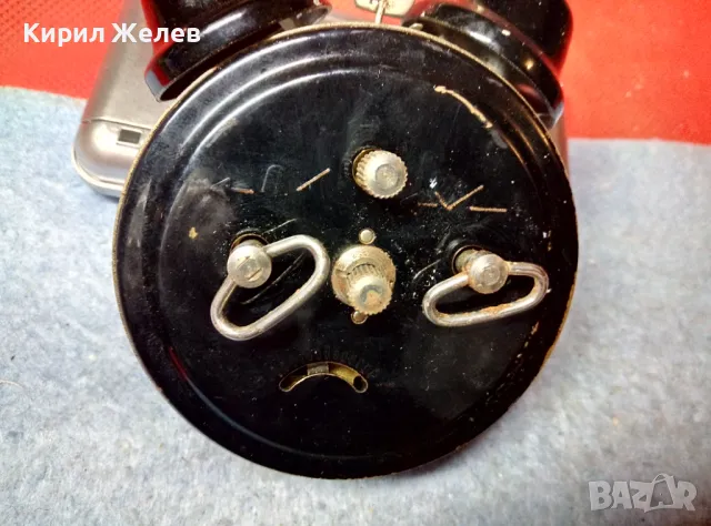 PRIM MADE in CZECHOSLOVAKIA Стар КОЛЕКЦИОНЕРСКИ ЧЕШКИ МЕХАНИЧЕН БУДИЛНИК МЕРА-ПОЛТИК 48333, снимка 9 - Антикварни и старинни предмети - 47656782