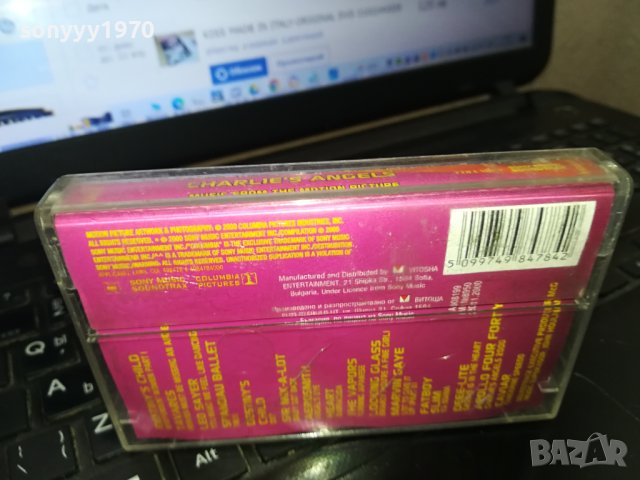 Charlie's Angels-Original Soundtrack лицензна касета-ORIGINAL TAPE 2102241336, снимка 9 - Аудио касети - 44399237