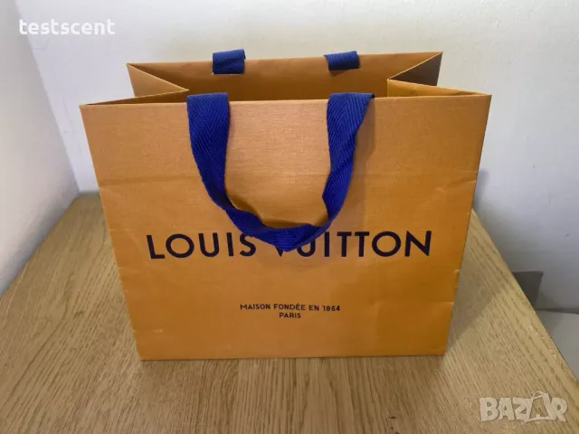 Бутикова подаръчна торба Louis Vuitton carrier shopping bag 22cm x18cm, снимка 5 - Чанти - 49515700