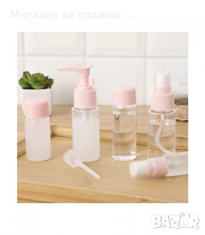 КОМПЛЕКТ 6 БРОЯ КОЗМЕТИЧНИ ШИШЕНЦА ЗА ПЪТУВАНЕ В НЕСЕСЕР - код 2812, снимка 7 - Комплекти и лотове - 34152130