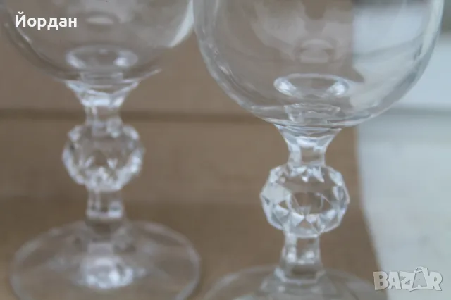6 броя чаши за вино  /кристал ''Bohemia'' Чешка република/, снимка 12 - Чаши - 47990382