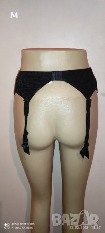 черен жартиерен колан 40, снимка 4 - Бельо - 42156584