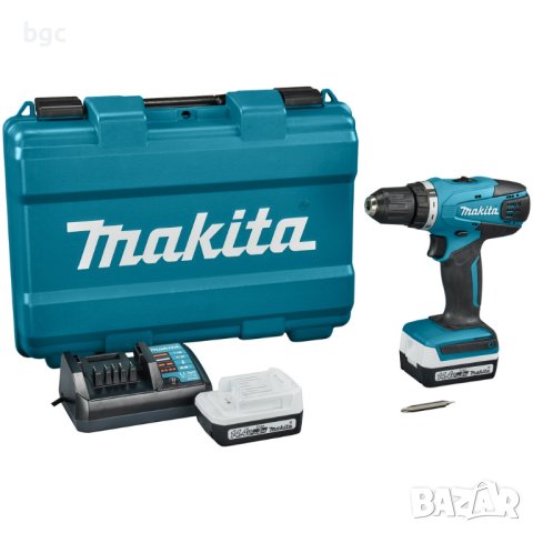 НОВ Акумулаторна бормашина/винтоверт Makita CXT DF347DWAE, 14.4 V, 2.0Ah, 30/15 Nm, 1400 об./мин, 2 , снимка 8 - Винтоверти - 44375287