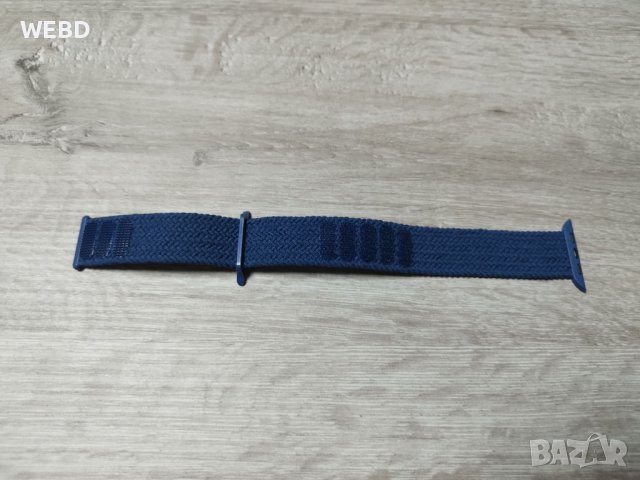Текстилна каишка за Apple  iWatch Blue  503 39/42/44/45mm, снимка 1