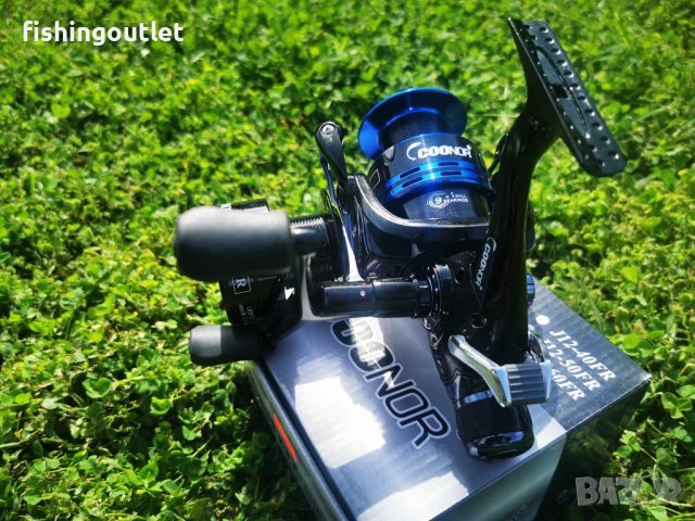 Макара за дъно и фидер - Coonor J12-50FR, 10 лагера, двоен аванс, снимка 11 - Макари - 42192400
