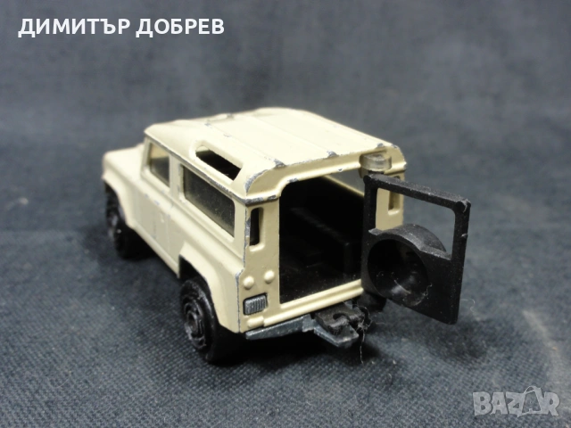 СТАРА РЕТРО МЕТАЛНА КОЛИЧКА LAND ROVER MAJORETTE FRANCE, снимка 3 - Колекции - 53151618