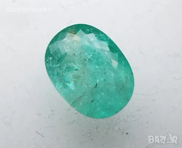 Хипнотизиращ Параиба турмалин в голям размер - 4.96кт.! Сертифициран! Нов!, снимка 7 - Бижутерийни комплекти - 44659464