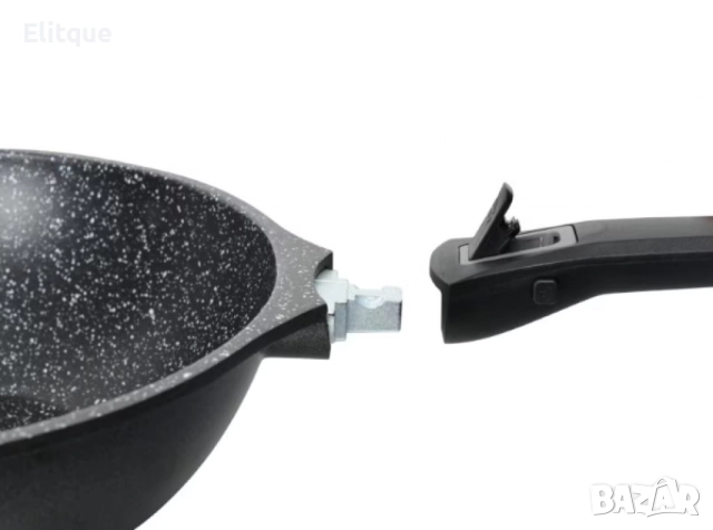 Тиган с капак Bohmann, 24 или 28см. 1.9л., Лят алуминий, Подвижна дръжка, Индукция, снимка 7 - Съдове за готвене - 52777874