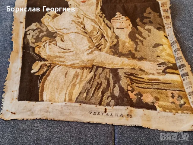 Гоблен весталка , снимка 4 - Гоблени - 48302880