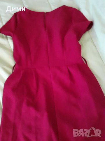 Рокля в цвят бордо Италия, снимка 3 - Рокли - 33877692