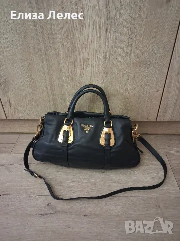 Prada ombre bag чанта от естествена кожа , снимка 9 - Чанти - 52002380