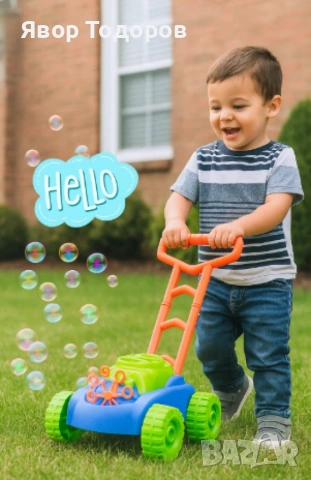 Музикална косачка със сапунени балони, снимка 4 - Музикални играчки - 53922714