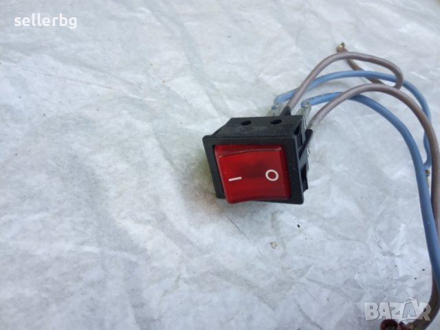 Ключ светещ червен влагозащитен за бойлер Теси, снимка 2 - Бойлери - 37485473