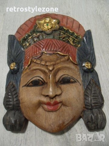 № 5653 старо дървено пано   - размер 29 / 20 см , снимка 4 - Други ценни предмети - 34338644