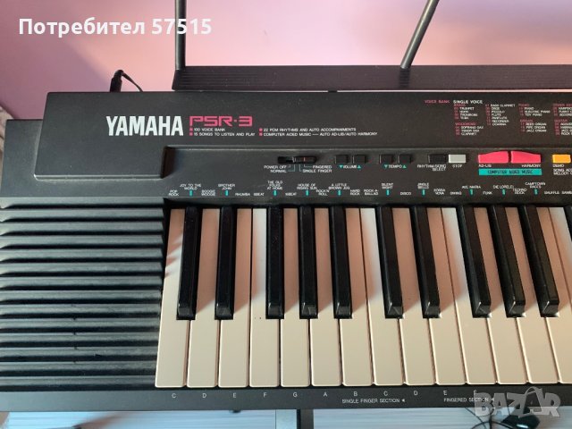 Синтезатор Yamaha PSR-3, снимка 3 - Други - 38003783