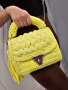 Ръчно плетена дамска чанта, снимка 4