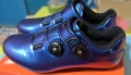 Мъжки велосипедни обувки, съвместими с SPD и Delta педали, дишащи, неплъзгащи - Сини UK 10 / EU 44, снимка 10
