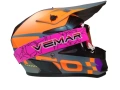 Каска Крос Мотор/Скутер/Бъги/Вело/АТВ с Очила Vemar, снимка 4
