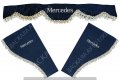 Комплект от 3 части декоративни пердета за Мерцедес Mersedes , СИНИ, снимка 1