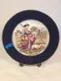 декоративна порцеланова чиния кобалт с позлата  Limoges 8/1, снимка 1