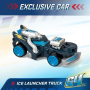 Нов Специален T-Racers Камион Ice Launcher - Създай и Стартирай деца играчка подарък, снимка 3