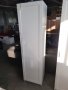 Еднокрилен гардероб с врата от МДФ цвят бяло мат., снимка 1