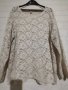 ЕЛЕГАНТНА БЛУЗА ЦВЯТ СЛОНОВА КОСТ 2XL-3XL, снимка 2