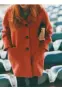 Палто Weekend Max Mara oversize, цвят корал, размер 46 IT, снимка 17