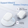 Нов Резервен кейс за AirPods Pro 1/2 USB-C Qi 660mAh кутия за зареждане на слушалки, снимка 4