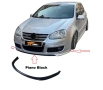 Лип спойлер за VW Golf-V 2003-09 Piano Black, снимка 2