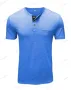 Мъжка тениска с деколте Henley, 6цвята , снимка 5