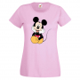 Дамска тениска Mickey Mouse 3 Мини Маус,Микки Маус.Подарък,Изненада,
