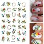 Самозалепващи стикери за маникюр различни видове, снимка 16