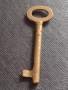 Стар рядък бронзов ключ от соца за мебел,брава,шевна машина за КОЛЕКЦИОНЕРИ 29244