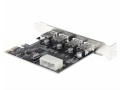 4 Port USB3.0 PCI-E Expansion Card, снимка 1
