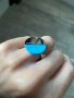 Пръстен с тюркоаз Calvin Klein /нов/, снимка 3