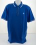 Синя мъжка блуза с къс ръкав от памук Jimmy Sanders - 3XL, снимка 1 - Блузи - 42809206
