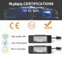 Led светлини за регистрационен номер nissan , Плафон регистрационен номер , Осветление за номер, , снимка 3